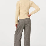 ASTR the Label Lanie Relaxed Tweed Trousers