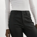 Faris Stretch Leather Pants