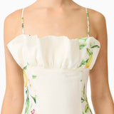 Elliatt Hana Tiered Maxi Dress in Lemon Print