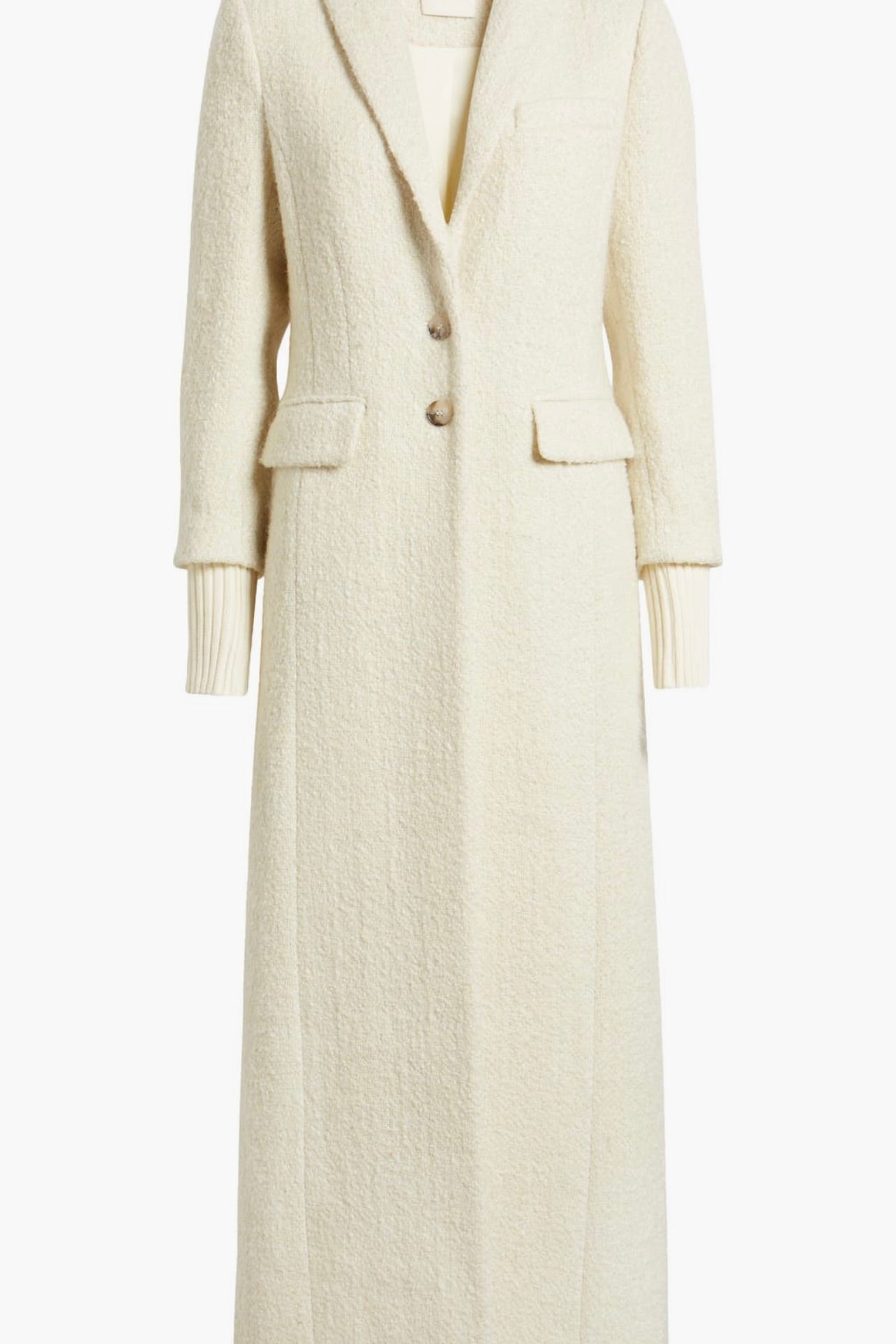 Favorite Daughter The CIty Coat in White Boucle