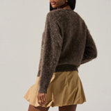 Conetta Brushed Knit Floral Sweater
