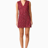 Elliatt Carmen Shift Mini Dress in Red