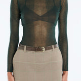 SEROYA Piper Top in Evergreen