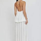 THIRD FORM Dreamt Halter Maxi Dress in Cloud
