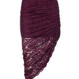 Generation Love Nellia Lace Skirt in Eggplant
