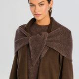 SEROYA Amelie Scarf in Slate Brown