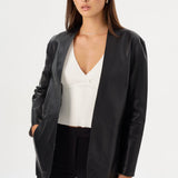 Leighton Reversible Leather Blazer