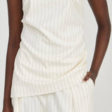 THIRD FORM Obscura Pinstripe Strapless Top