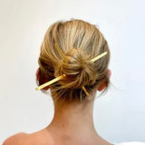 Gold and Silver Leaf Foil Hair Sticks