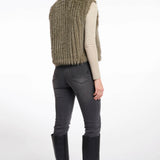 Dava Waistcoat in Green Ash