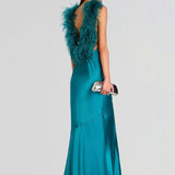 Retrofête Brisbane Feather Dress