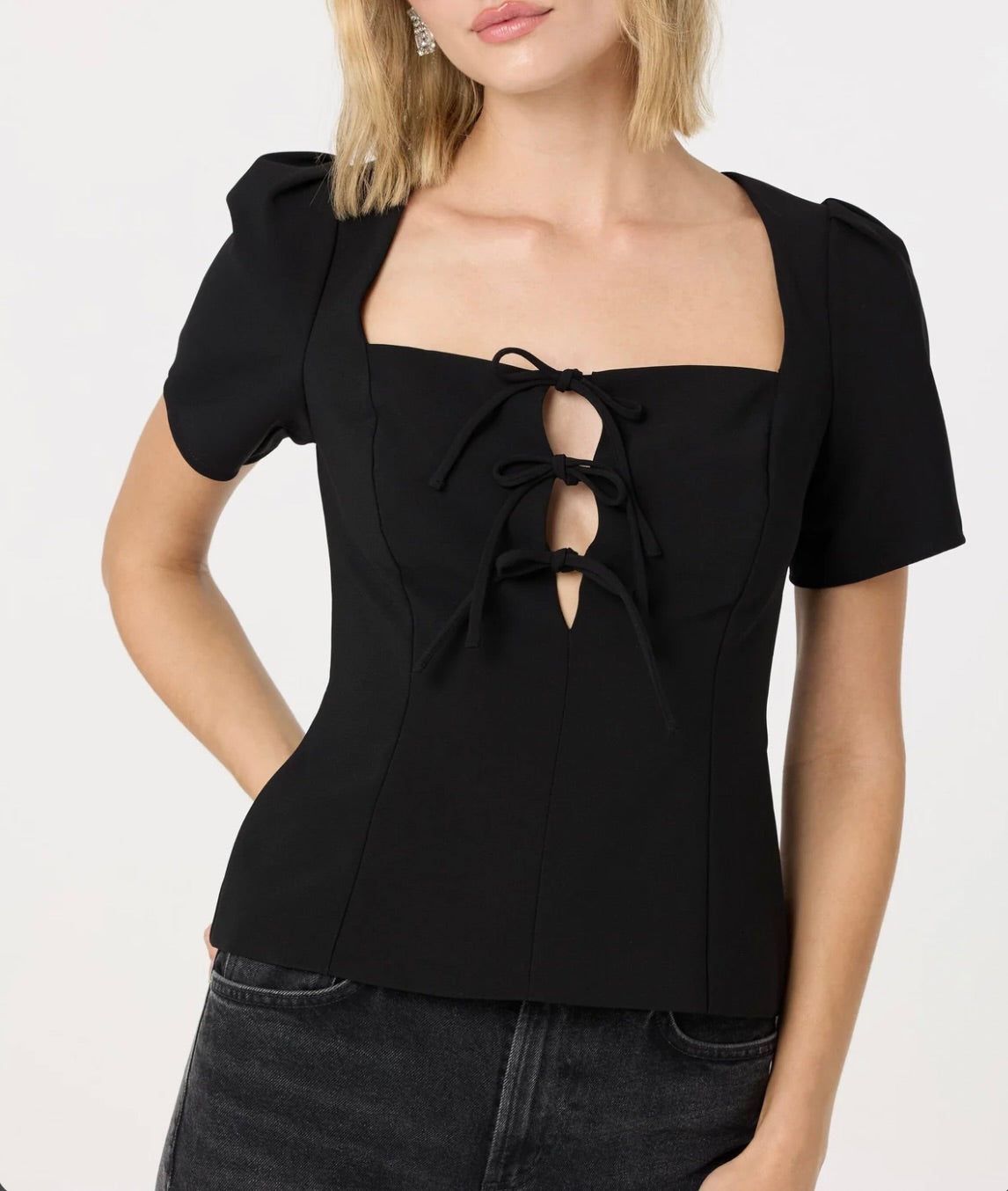 Torie Tie-Front Top