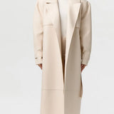 Naked Wardrobe Vegan Leather Trench Coat