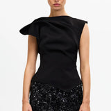 Acler Cornmore Top in Black