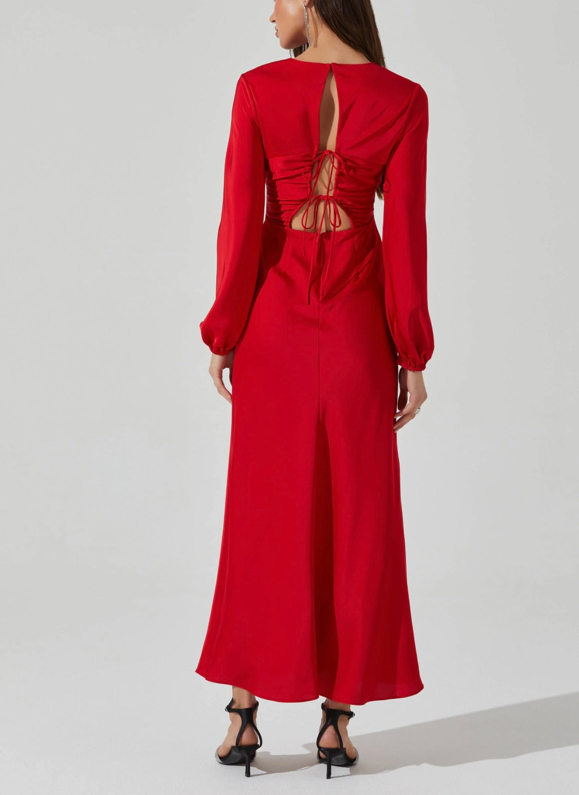 elyse satin dress Elyse Satin Maxi Dress