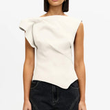 Acler Cornmore Top in Ivory
