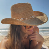 Wyeth Reed Raffia Cowboy Hat in Natural