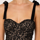 ASTR the Label Donne Floral Lace Bustier Top