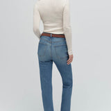 Favorite Daughter The Amelia Long Sleeve Top in Ivory