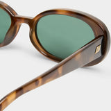 Outta Love Sunglasses in Tort Green Mono
