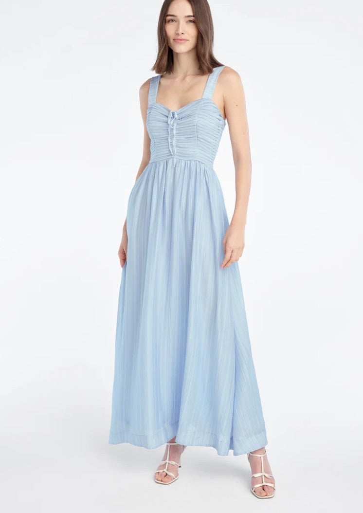 favorite daughter blue dress The Pretty Sky / 4 Color:Marina Blue Made from a blend SID-FP1916T Adorable Designer Wear Royal