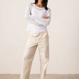 Elias Wide Leg Mineral Print Baker Pant