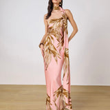 Rococo Sand Fawn Strapless Maxi Dress