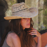 Wyeth Rocky Raffia Straw Hat in Natural