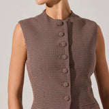Gisselle High Neck Cutaway Vest
