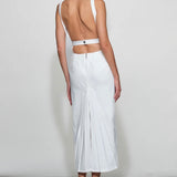 ET OCHS Farley Denim Midi Dress