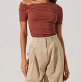 Saylah Off Shoulder Twist Top
