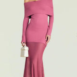 SEROYA Isotta Maxi Dress in Sangria