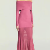 SEROYA Isotta Maxi Dress in Sangria