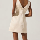 Alisanne Satin Mini Dress