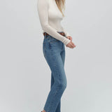 Favorite Daughter The Amelia Long Sleeve Top in Ivory