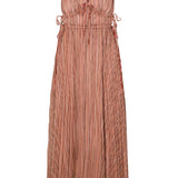 Celeste Striped Pleated Dress