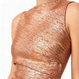 Elliatt Rhian Fitted Mini Dress in Rust