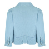 seventy + mochi Tate Blouse in Summer Sky