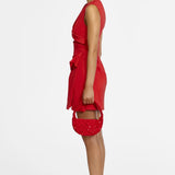 Acler Birch Bag in Spicy Red