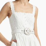 Adya Long Dress in White