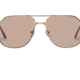 Cosmos Sunglasses in Bright Gold Tan Tint