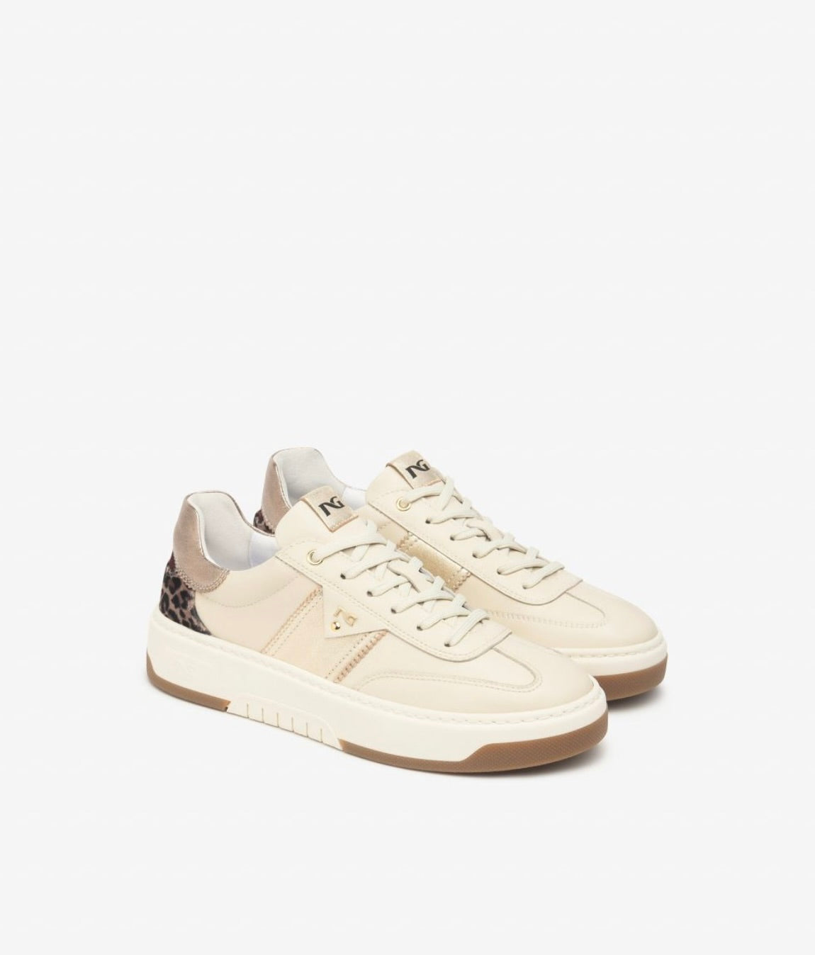 NeroGiardini Suede Leather and Technical Fabric Sneakers