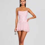 Retrofete Dreeny Embroidered Dress