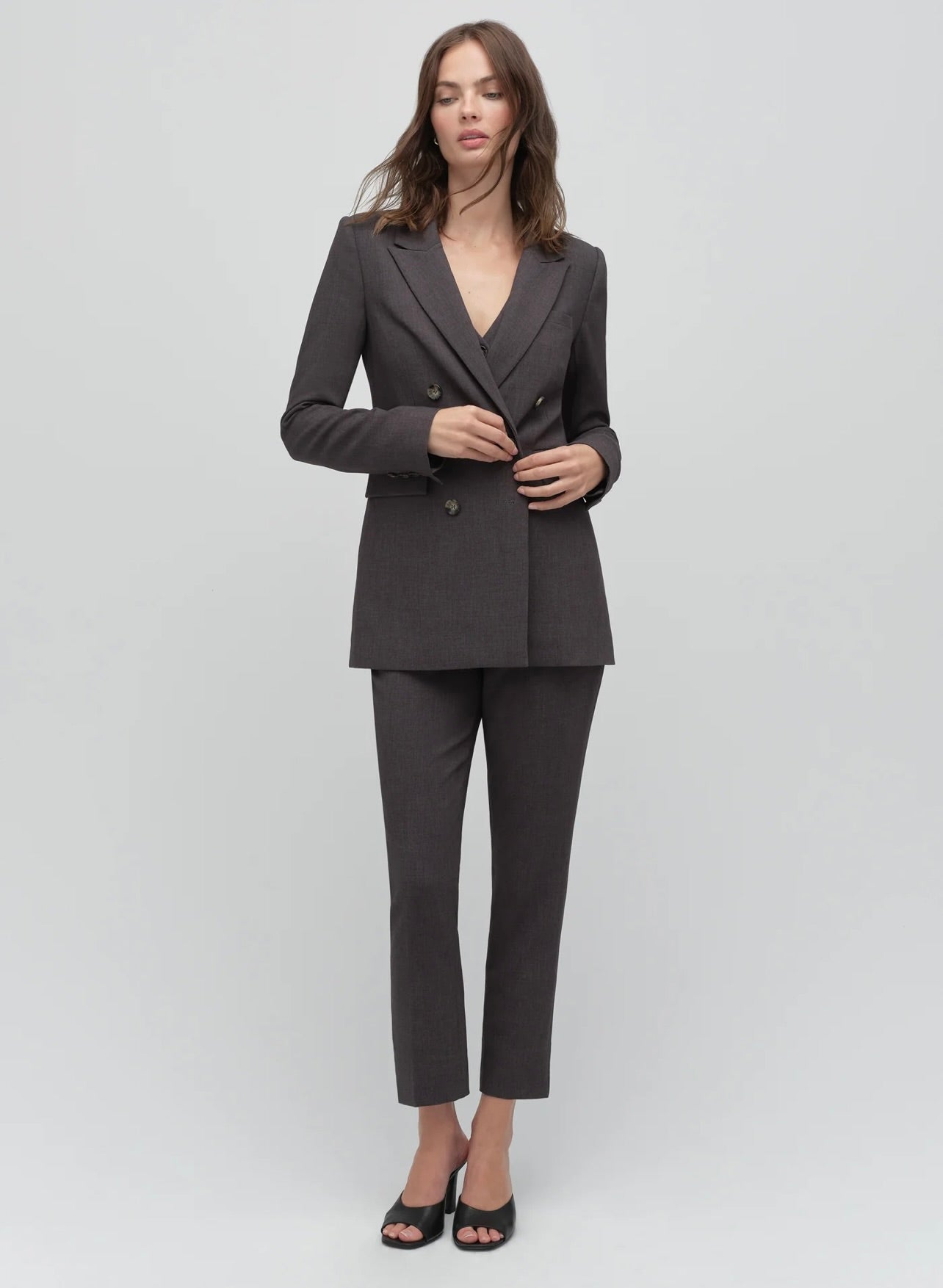 Favorite Daughter The Favorite Cigarette Pant in Grey