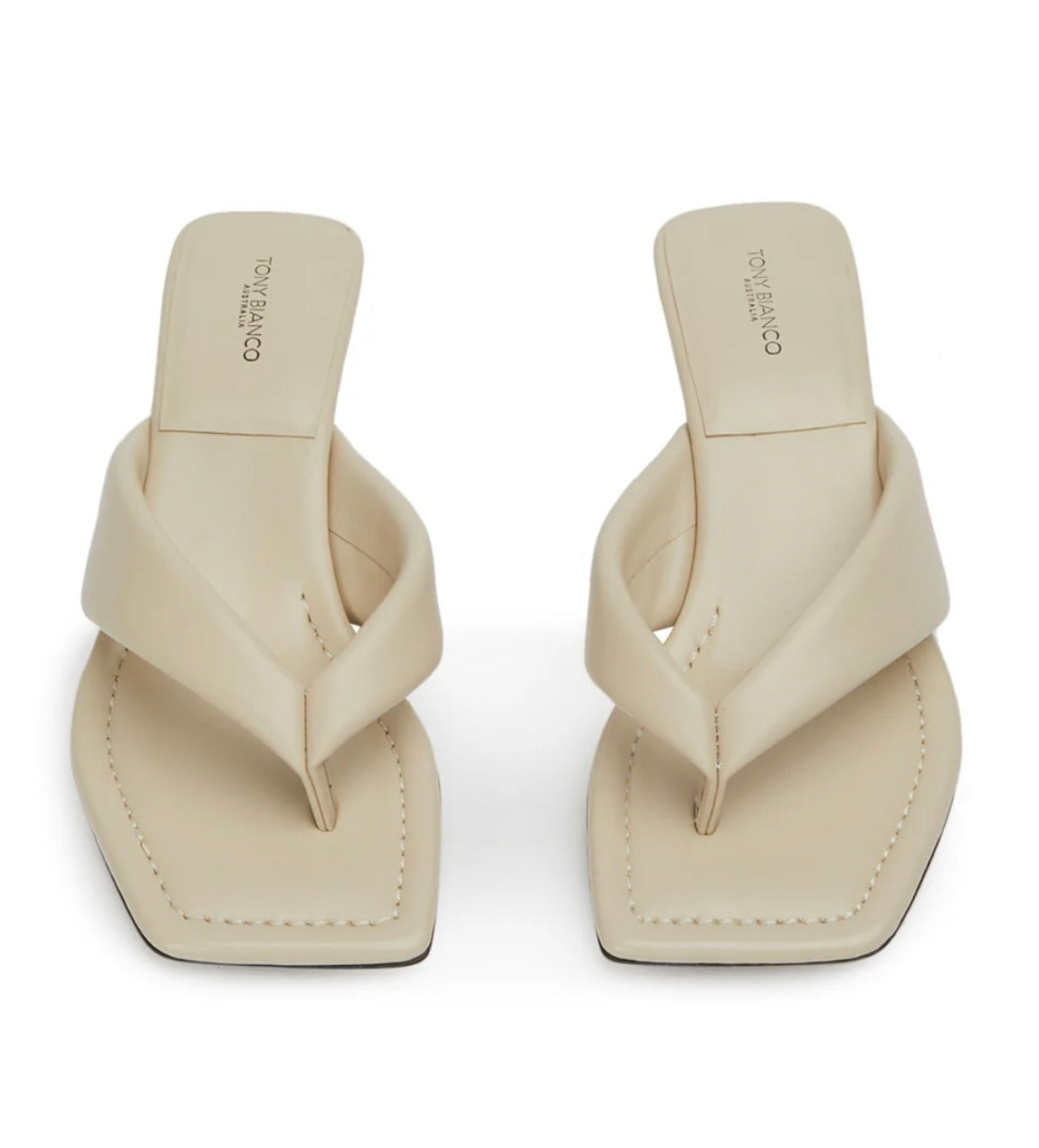 Tropic Heels in Vanilla Nappa