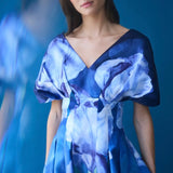 Theia Luretta Contoured Waist Dress