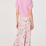 ASTR The Label Kaydence Puff Sleeve Bobble Stitch Cardigan
