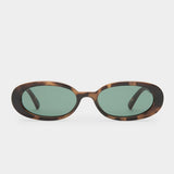 Outta Love Sunglasses in Tort Green Mono