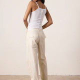 Elias Wide Leg Mineral Print Baker Pant