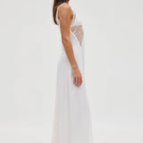 THIRD FORM Inhale Panel Slip Dressi in Opal